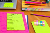 Memoblok Post-it 660 Super Sticky 102x152mm lijn rainbow 3 stuks-2