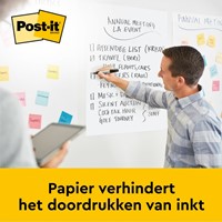 Meeting chart Post-it 563R Super Sticky 50,8x58,4cm met tafelstandaard wit 20 vel-2