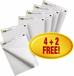 Meeting chart Post-it 559 Super Sticky 63.5x76.2mm wit 4+2 gratis
