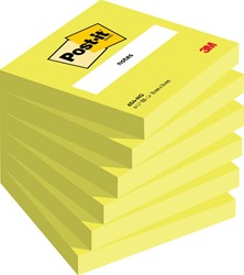 Memoblok 3M Post-it 654-NG 76x76mm neon groen