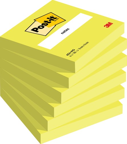 Memoblok 3M Post-it 654-NG 76x76mm neon groen