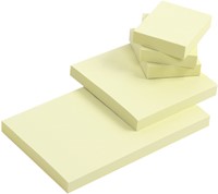 Memoblaadjes Quantore 38x51mm geel p/3-1