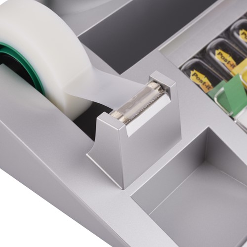 Bureau organiser Post-it C50 zilvergrijs incl inhoud-2