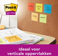 Memoblok Post-it 2028 Super Sticky 76x76mm kubus geel-2
