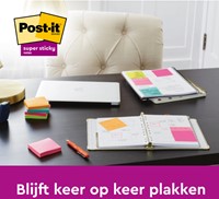Memoblok Post-it 2028 Super Sticky 76x76mm kubus geel-2