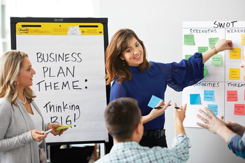 Memoblok Post-it 654 Super Sticky 76x76mm Carnival 6 stuks-2