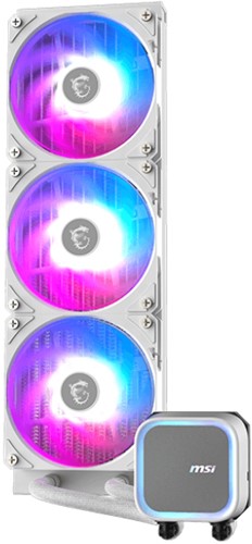MSI MAG Coreliquid A13 360 WHITE Moederbord, Processor Alles-in-één vloeistofkoeler 12 cm Wit 1 stuk(s)-2