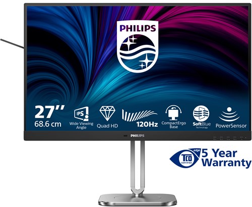 Philips 4000 series 27B2N4500/00 computer monitor 68,6 cm (27") 2560 x 1440 Pixels Quad HD LCD Grijs-2