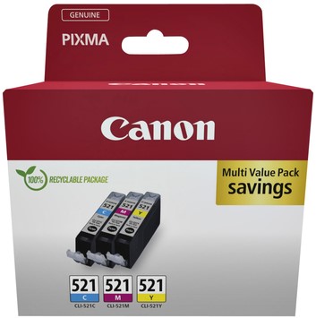 Inktcartridge Canon CLI-521 3 kleuren