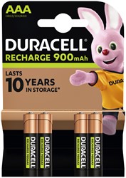 Batterij oplaadbaar Duracell 4xAAA 900mAh Ultra
