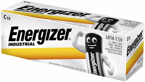 Batterij Energizer Industrial 12x C alkaline