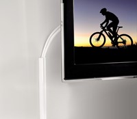 Kabelkanaal Hama halfrond 110/3,3/1,8 cm aluminium wit-3