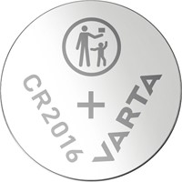 Batterij Varta knoopcel CR2016 lithium blister à 5stuk-2