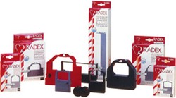 Lint Kores groep 51 dubbelspoel nylon zwart/rood