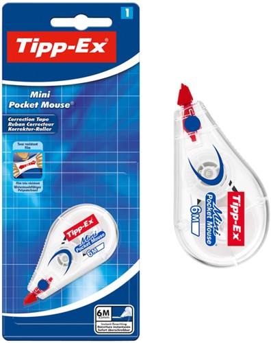 Correctietape Tipp-Ex mini pocket mouse 5mmx6m blister à 1 stuk-2