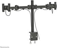Monitorarm Neomounts D960D 2x10-27" met klem zwart-4