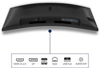 Philips 3000 series 34B2U3600C/00 computer monitor 86,4 cm (34") 3440 x 1440 Pixels Wide Quad HD LCD Zwart-3