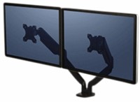 Monitorarm Fellowes Platinum Series dubbel horizontaal zwart