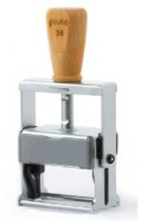 Teksttempel Posta 34 eco 58x27mm