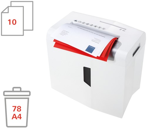 Papiervernietiger HSM shredstar S10 stroken 6mm-1