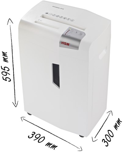Papiervernietiger HSM shredstar X13 snippers 4x37mm-2