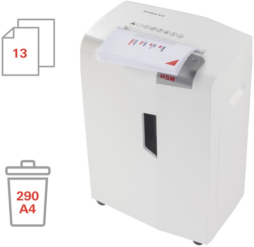 Papiervernietiger HSM shredstar X13 snippers 4x37mm-2