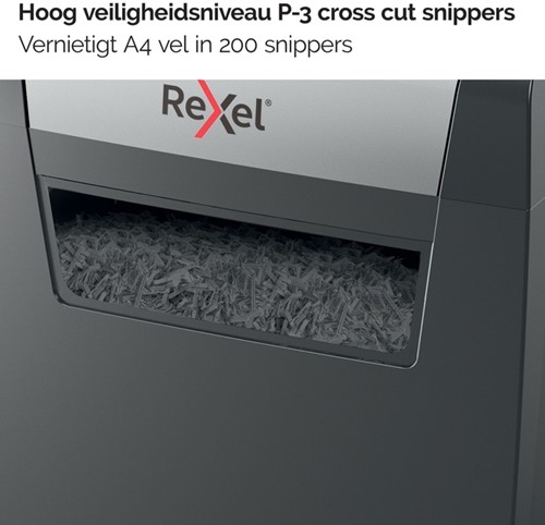 Papiervernietiger Rexel Momentum X308 snippers 5x42mm-12