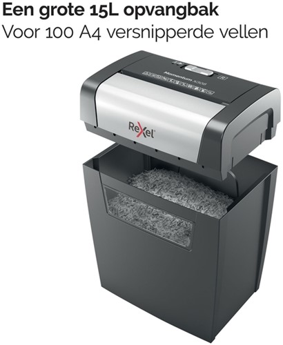 Papiervernietiger Rexel Momentum X308 snippers 5x42mm-13