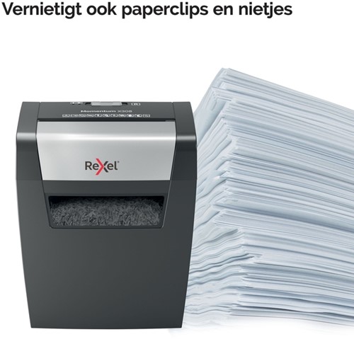Papiervernietiger Rexel Momentum X308 snippers 5x42mm-14