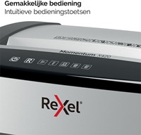 Papiervernietiger Rexel Momentum X420 snippers 4x40mm-2