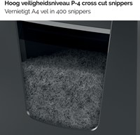 Papiervernietiger Rexel Momentum X420 snippers 4x40mm-4