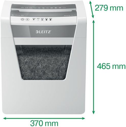 Papiervernietiger Leitz IQ Office P5 snippers 2x15mm-6