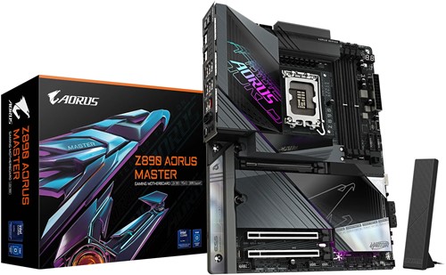 GIGABYTE Z890 AORUS MASTER moederbord Intel Z890 LGA 1851 (Socket V1) ATX