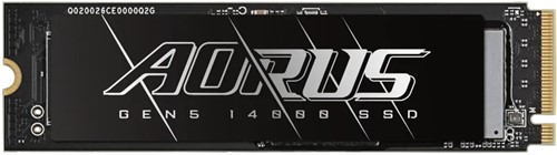 GIGABYTE AORUS Gen5 14000 SSD 2 TB M.2 PCI Express 5.0 NVMe 3D TLC NAND