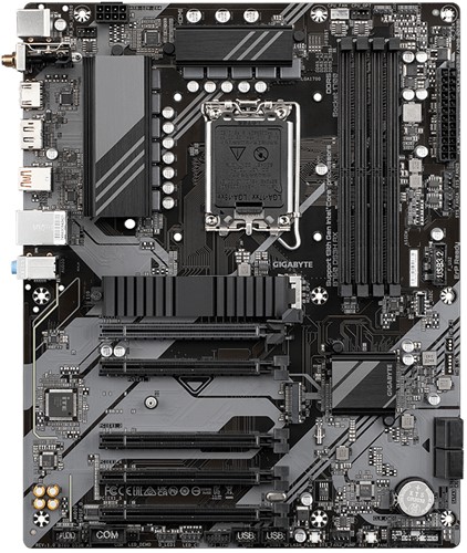 GIGABYTE B760 DS3H AX moederbord Intel B760 Express LGA 1700 ATX-2
