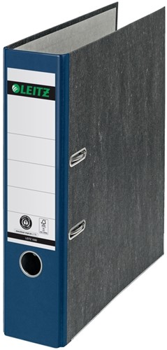 Ordner Leitz 1080 A4 80mm karton gewolkt blauw