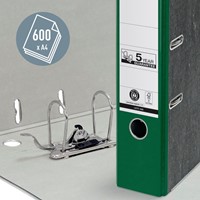 Ordner Leitz 1080 A4 80mm karton gewolkt groen-1