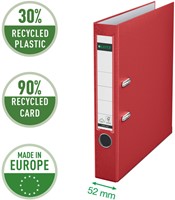 Ordner Leitz 1015 180° 50mm PP A4 rood-3