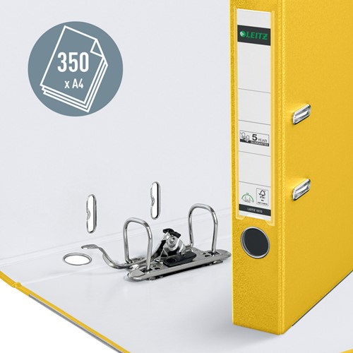 Ordner Leitz 1015 180° 50mm PP A4 geel-1