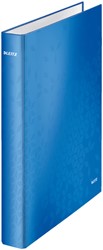Ringband Leitz WOW A4 maxi 4-rings D-mechaniek 40mm blauw