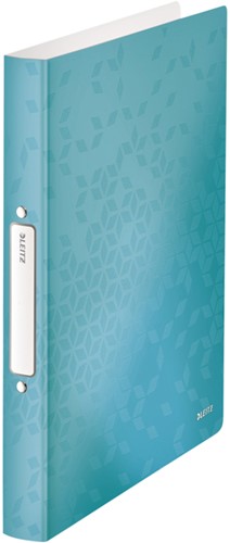 Ringband Leitz WOW A4 2-rings O-mechaniek 25mm PP ijsblauw