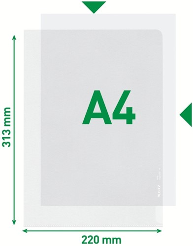 Insteekmap L-model Leitz Premium 0.13mm PP A4 transparant 100 stuks-7