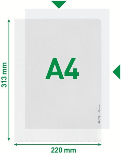 Insteekmap L-model Leitz Premium copy safe 0.17mm PP A4 transparant 100 stuks-4