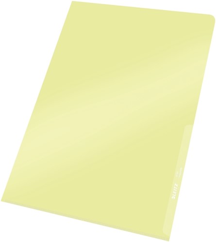 Insteekmap L-model Leitz Premium copy safe 0.15mm PVC A4 geel 100 stuks-2