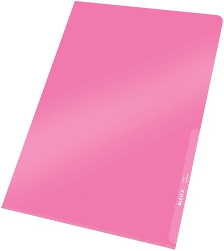 Insteekmap L-model Leitz Premium copy safe 0.15mm PVC A4 rood 100 stuks-3