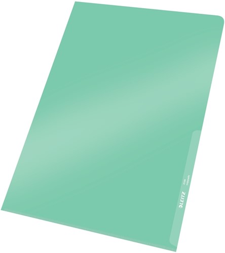 Insteekmap L-model Leitz Premium copy safe 0.15mm PVC A4 groen 100 stuks-3