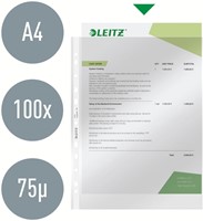 Showtas Leitz Premium standaard copy safe 0.08mm PP A4 transparant 100 stuks-4
