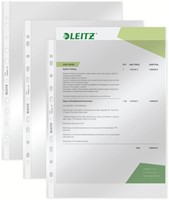 Showtas Leitz Premium standaard copy safe 0.08mm PP A4 transparant 100 stuks-1