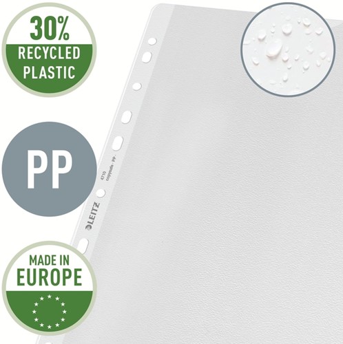 Showtas Leitz Premium copy safe 0.13mm PP A4 100 stuks-7