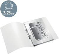 Ringband Leitz WOW A4 2-rings O-mechaniek 25mm PP groen-1